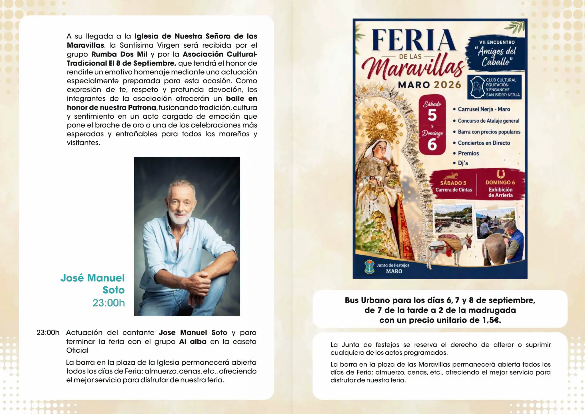 Programa Feria de Maro (6-8 Septiembre 2026 - 2)