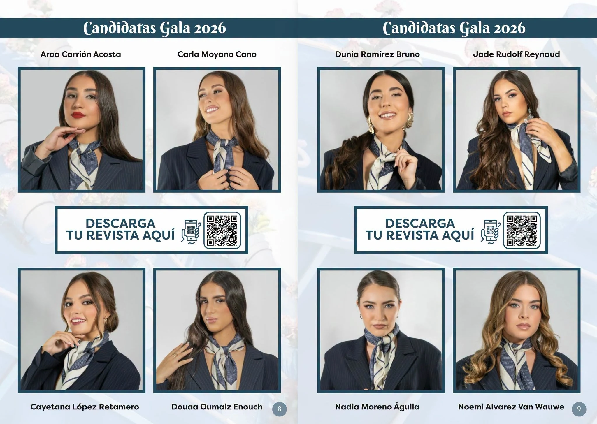 Candidatas a la Gala de la Reina de la Feria de Nerja 2026 2