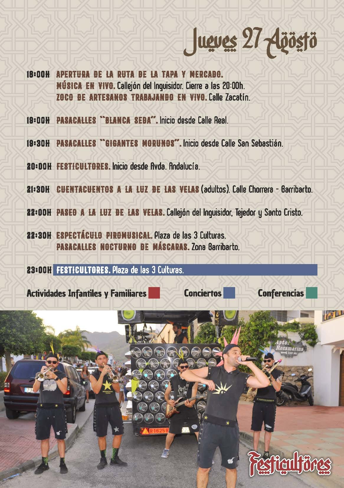 Programa Jueves 27 Agosto