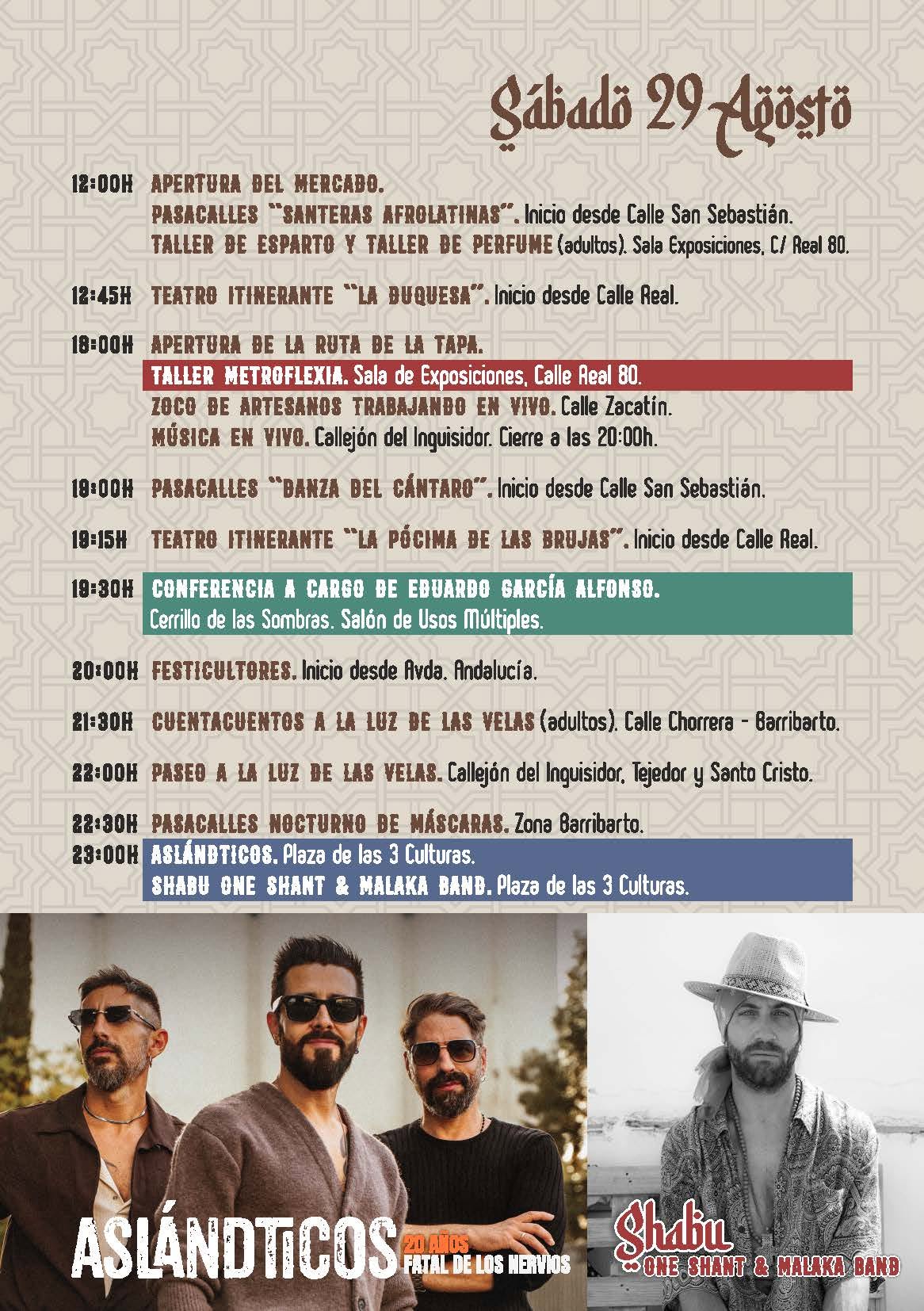 Programa Sábado 29 Agosto